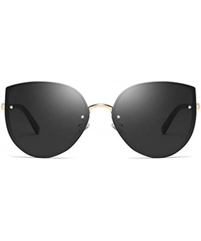 Round Fashion Man Women Irregular Shape Sunglasses Glasses Vintage Retro Style - B - C01905ARGMO $18.55