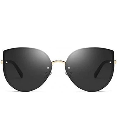 Round Fashion Man Women Irregular Shape Sunglasses Glasses Vintage Retro Style - B - C01905ARGMO $18.30