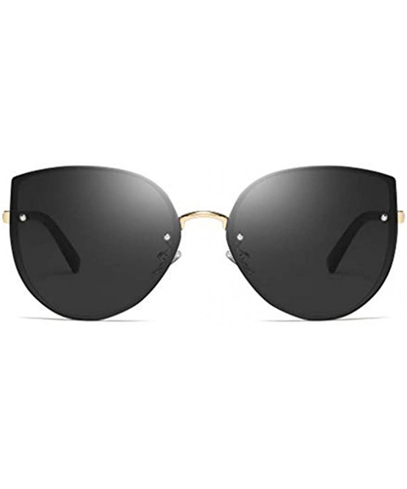 Round Fashion Man Women Irregular Shape Sunglasses Glasses Vintage Retro Style - B - C01905ARGMO $9.78