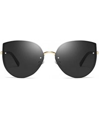 Round Fashion Man Women Irregular Shape Sunglasses Glasses Vintage Retro Style - B - C01905ARGMO $9.78