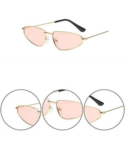 Cat Eye Vintage Cat Eye Goggles for Women Men Retro Sun Glasses UV Protection - Style4 - CX18RNE2HNI $9.56