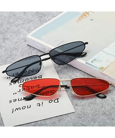 Cat Eye Vintage Cat Eye Goggles for Women Men Retro Sun Glasses UV Protection - Style4 - CX18RNE2HNI $9.56