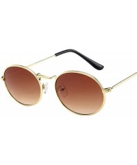 Round Sunglasses for Women Vintage Round Polarized - Fashion UV Protection Sunglasses for Party - Ga_brown - CD195228XHA $9.90