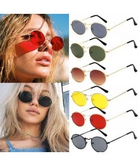 Round Sunglasses for Women Vintage Round Polarized - Fashion UV Protection Sunglasses for Party - Ga_brown - CD195228XHA $9.90