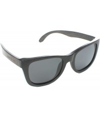 Wayfarer Full Bamboo Sunglasses - Shades That Float - Black - CM17Z5HA38E $46.44
