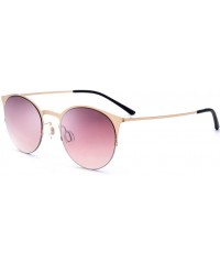 Wrap Sunglasses Rectangular Protection Popular - Gold Frame/Tea Lens - C71997L0WA6 $39.98