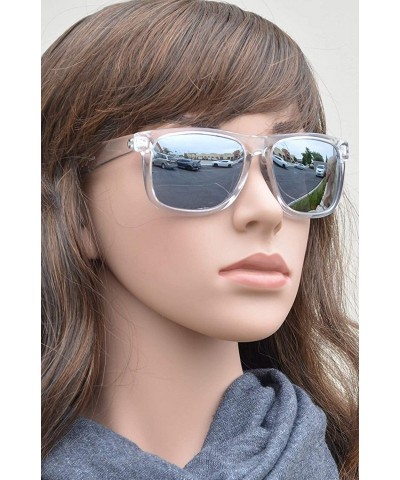 Havana - Polarized Gloss Clear Frame Sunglasses