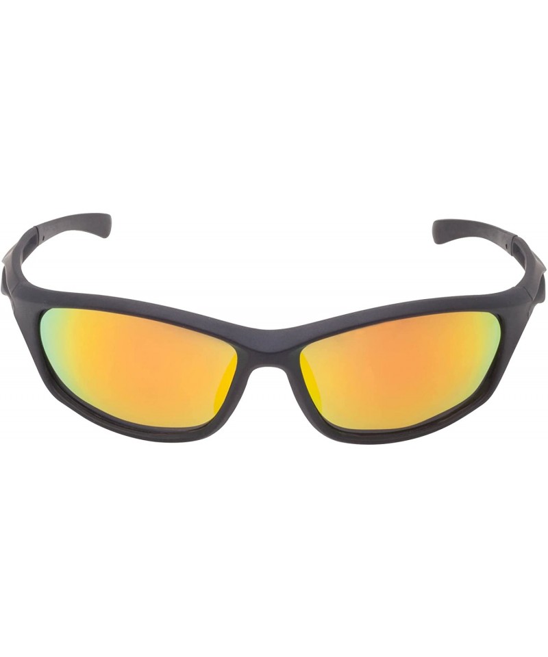 Sport Polarized Sports Cycling Sunglasses 64MM Athletic Sunglasses for Women Men TL6003 - Matte Black Frame/Red Lens - CJ188R...