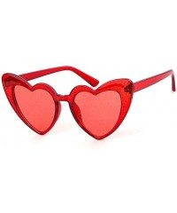 Cat Eye Heart Shape Cat Eye Sunglasses Women Designer Retro Bling Lolita Cute Lady Cateye Sun Glasses 2018 Shades SP32 - CO18...