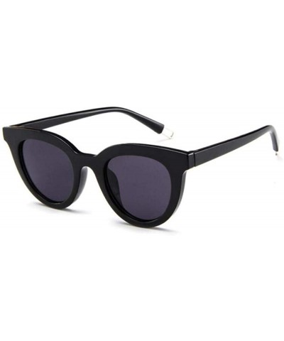Aviator 2019 New Women Cat Eye Sunglasses Fashion Sexy UV400 Sun Glasses Gradient Bblue - Black - CJ18Y3OONTW $18.74