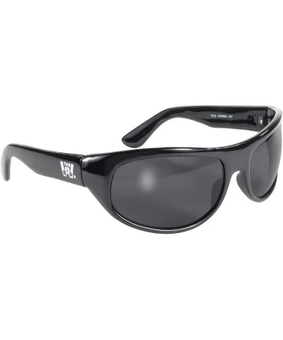 Sport Wrap Face Hugging Riding Glasses (Black Frame/Smoke Lens) - CT112VO89I5 $17.62