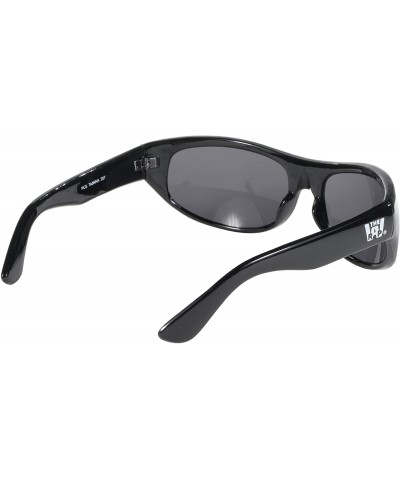 Sport Wrap Face Hugging Riding Glasses (Black Frame/Smoke Lens) - CT112VO89I5 $17.62