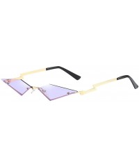 Oversized Fashion Sunglasses Vintage Frameless - A-d - CB190GXZLOM $11.64