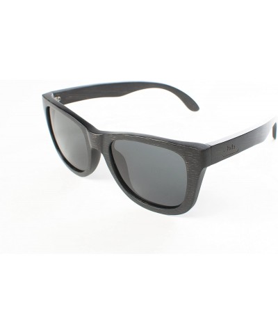 Wayfarer Full Bamboo Sunglasses - Shades That Float - Black - CM17Z5HA38E $46.44