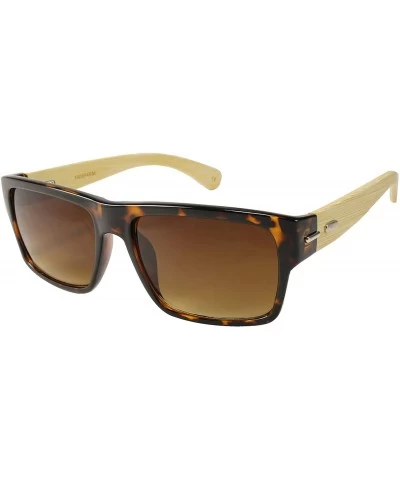 Square Genuine Retro Square Sunglasses for Men 540894 - Demi - CP124R25VHZ $22.94