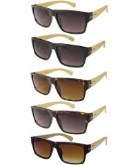 Square Genuine Retro Square Sunglasses for Men 540894 - Demi - CP124R25VHZ $15.19