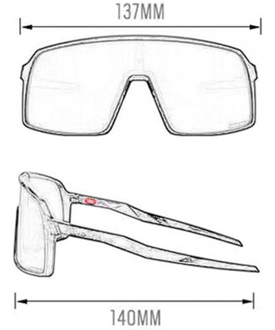 Shield Cycling glasses 2019 fashion new sports windproof polarized driver sunglasses BMX bike goggles - Grey - C118S6D80YE $2...