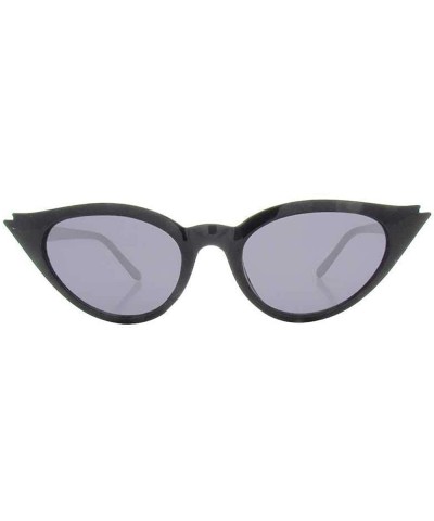 Cat Eye Womens Retro 1950s Cat Eye Sunglasses P2457 - Black - CE18QHXTQYR $10.01