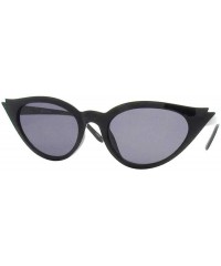 Cat Eye Womens Retro 1950s Cat Eye Sunglasses P2457 - Black - CE18QHXTQYR $10.01