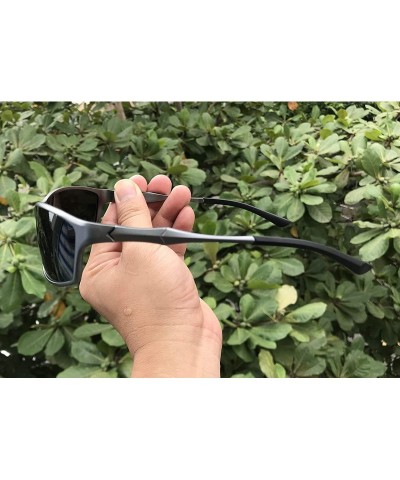 Sport Men's Sports Fashion Driving Polarized Sunglasses for Men UV Protection Al-Mg Metal Frame - CH18M3YNYMG $12.20