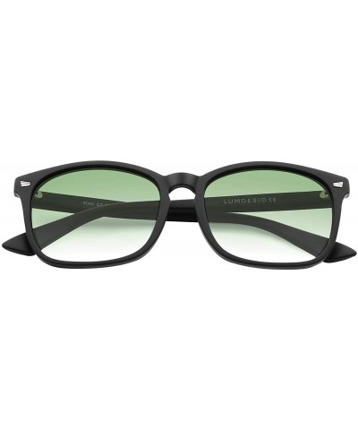 Round Classic Sunglasses for Men Women Trendy Sunglasses Color Mirror Lens Sun glasses - Green - CB18Z2UQMAA $9.65