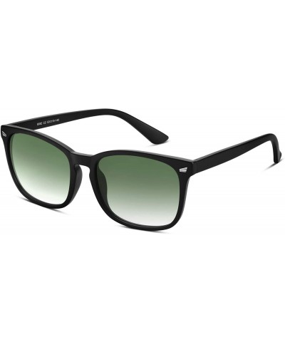 Round Classic Sunglasses for Men Women Trendy Sunglasses Color Mirror Lens Sun glasses - Green - CB18Z2UQMAA $9.65