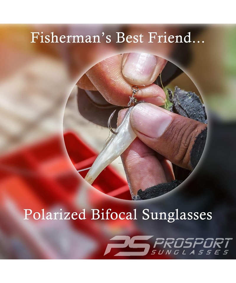 Polarized Bifocal Reading Sunglasses - Fishing Golf - Men & Women