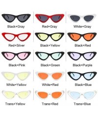 Cat Eye Vintage Sunglasses Glasses Colorful - C7190HGM7AH $17.89