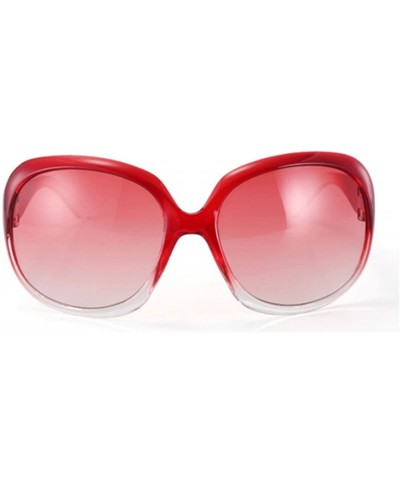 Goggle Fashion Women's Sunglasses Retro Vintage Big Frame Goggles Shades Eyeglass - Red - C712N4PAU43 $16.19