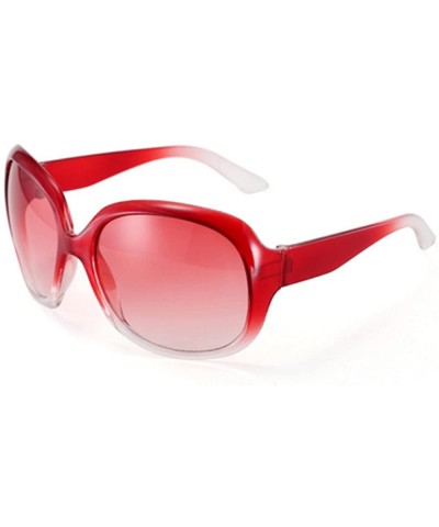 Goggle Fashion Women's Sunglasses Retro Vintage Big Frame Goggles Shades Eyeglass - Red - C712N4PAU43 $7.55