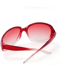 Goggle Fashion Women's Sunglasses Retro Vintage Big Frame Goggles Shades Eyeglass - Red - C712N4PAU43 $7.55