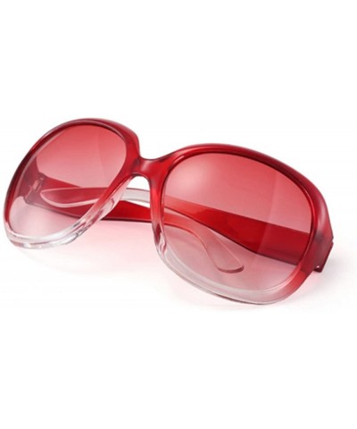 Goggle Fashion Women's Sunglasses Retro Vintage Big Frame Goggles Shades Eyeglass - Red - C712N4PAU43 $7.55