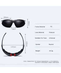 Aviator Polarizing sunglasses for men and women outdoor cycling - D - CS18QCIY2OQ $24.11