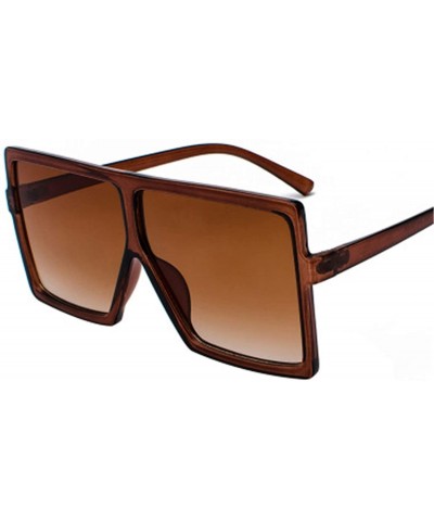 Square Sunglasses Women Square Sunglasses Vintage Oversized Sun Glasses Travel Ladies Shades UV400 - Multi-3 - C718WE55GHI $2...