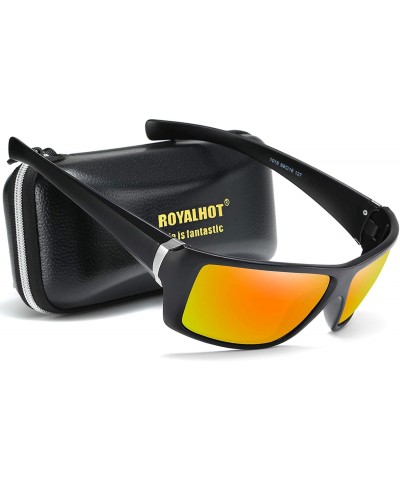 Sport Polarized Sports Sunglasses for Women Men Black Driving shades Cycling Running Sporting Sun glasses - CW192Z2E33C $15.30