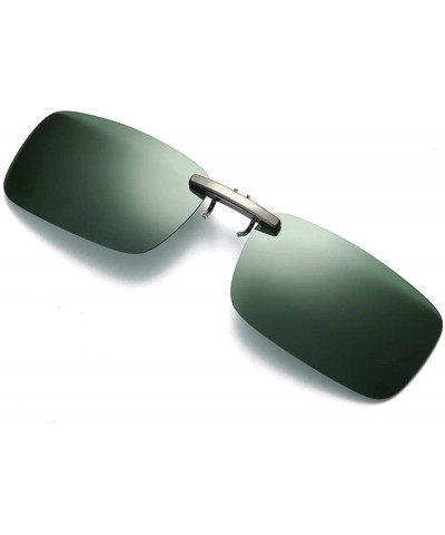 Sport Aviator Sunglasses Detachable Driving Polarized - Green - CK18UL47783 $6.87