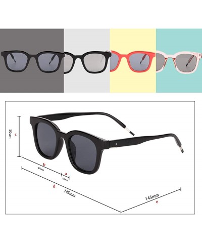 Sport Vintage Sunglasses Womens Mens Plastic Frame UV400 with Sunglasses Case U573 - Black - C218I68KH3U $13.47