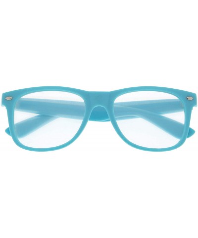 Square 1 Pc Rave Glasses Diffraction Firework Kaleidoscope Rainbow Glasses- Choose Color - Blue - CW18NIGWA6I $35.05