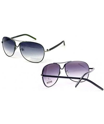 Aviator Belted Collection Women's Classic Aviator Sunglasses - Burgundy - CU18HDLDTOR $23.59