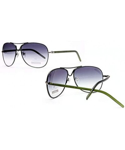 Aviator Belted Collection Women's Classic Aviator Sunglasses - Burgundy - CU18HDLDTOR $23.59