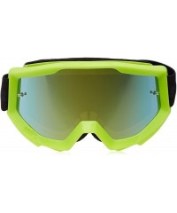 Goggle 100% 50410-004-02 unisex-adult Goggle (Yellow-Mirror Gold-One Size) (STRATA MX STRATA N Yellow Mirror Lens Gold) - CX1...