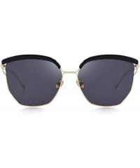 Oversized DESIGN Women Classic Cat Eye Sunglasses 100% UV Protection C03 Blue - C03 Blue - CO18YZW8AN9 $15.17