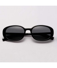 Round Sunglasses Glasses Decoration Accessories - White With Black - CJ198W5RIQT $31.02