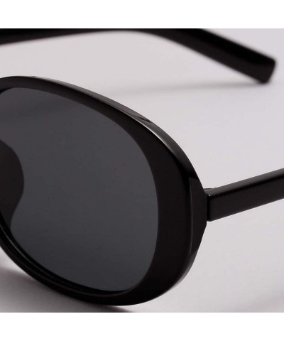 Round Sunglasses Glasses Decoration Accessories - White With Black - CJ198W5RIQT $31.02