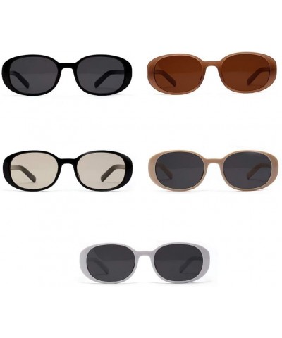 Round Sunglasses Glasses Decoration Accessories - White With Black - CJ198W5RIQT $31.02