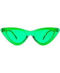 Oversized Green Color Therapy Glasses - Cat Eye - Chromotherapy Migraine Chronic Pain Green Light Fashion Glasses - C218LL6HW...