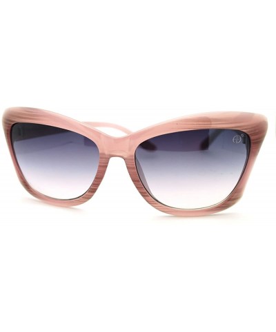 Oversized Womens Designer Sunglasses Oversized Square Butterfly Fashion Frame - Lavender - C011DUXCFUJ $17.83