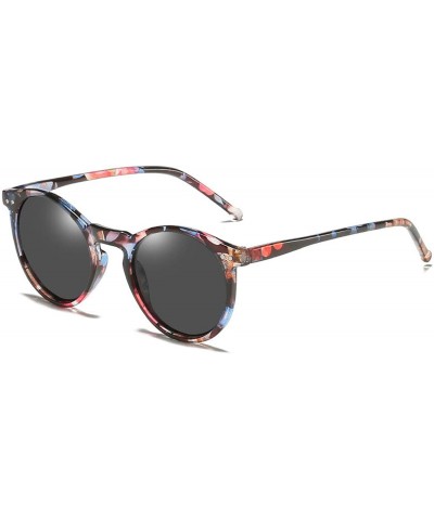 Oval Polarized Sunglasses Men Women Retro Round Sun Glasses Vintage Goggles UV400 Oculos Gafas De Sol - CW19852O7YM $32.91
