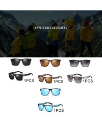 Sport Unisex Sports Polarized Sunglasses-UV 400 Protection- Cycling Fishing Sunglasses- Square Windproof Eyewear - 6 - CT1900...