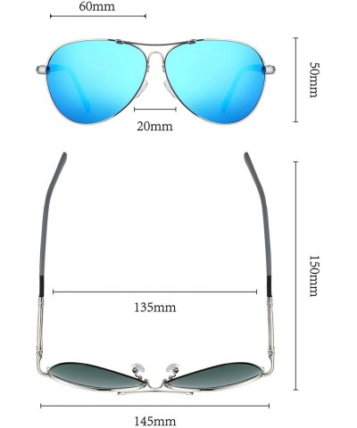 Aviator Polarized Sunglasses For Men And Women And Women Memory-Metal Frame Driving Sun Glasses UV400 Blocking - CQ19898AA58 ...